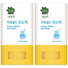 GREEN FINGER 綠手指 孩童戶外滋潤防水隱形防曬棒, 14g, 2條
