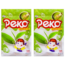 FUJIYA 不二家 牛乳糖-抹茶, 70g, 2包