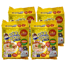 TanabikiSeimen 幼兒拉麵 海鮮醬油, 1歲起可食用, 減鹽63%OFF, 無需保存料/香料/著色料, 非油炸麵, 3食入, 87g, 4包