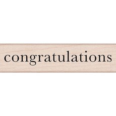 한가람아트타운 우드스탬프 Congratulations, 1개