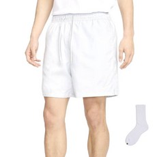 NIKE 耐吉 男款 Club Flow 梭織短褲 FN3308-043 + Welldone 襪子