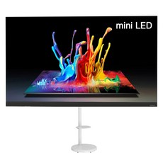 이노스 4K UHD QLED TV + 대형 삼탠바이미 티비 스탠드 삼텐바이미 TV 거치대 FS-30 화이트 세트, 164cm(65인치), HWT2146, 방문설치