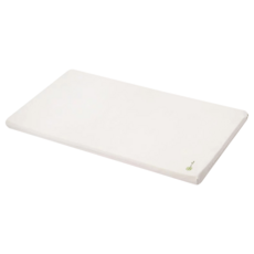 mammyshop 媽咪小站 有機棉替換布套 嬰兒護脊床墊, 白色, 1件