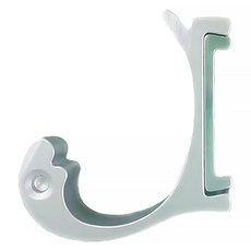 minono 米諾諾 鋁合金L鉤 1支入, 銀色, 1入