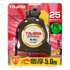 TaJIma 田島 剛厚包膠捲尺 附安全扣 GASFGL2550S台尺 5米 x 25mm, 1個