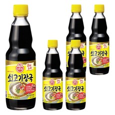 오뚜기 쇠고기장국, 5개, 360ml