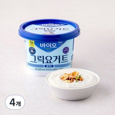 매일바이오 그릭요거트 플레인, 400g, 4개
