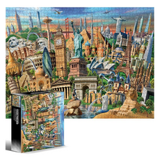 成人享受時光 興趣生活 拼圖 1500片, 世界名勝, 1500件, 1個