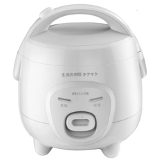 aiwa 愛華 1.6L 3人份 不沾鍋內膽 迷你電子鍋 300W 易於拆卸 110V 白色 RC3