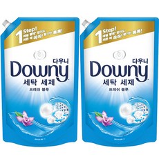 Downy 高級清新藍色洗衣精, 2包, 1.7L