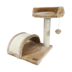 doter 寵愛物語 高腳椅貓跳台 35 x 35 x 50cm, 棕色 + 白色, 1個