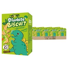 DiNOBiTE 恐龍咬 蔬菜餅 款式隨機, 蔬菜, 60g, 24個
