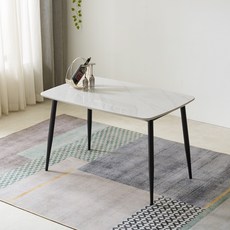 노아가구 세라믹 식탁 테이블 1200 방문설치, 화이트, 4인용