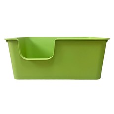 NiceU 毛樂趣 巨型貓砂盆 適用於全品種貓, 85.5 x 52.5 x 33.5cm, 綠色, 1個