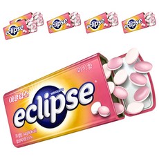 eclipse 易口舒 無糖薄荷錠 蜜桃口味, 34g, 6盒