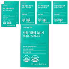 Dr.ROOTEM Real植物性超臨界rTG Omega-3, 6個, 60錠