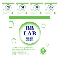 BB LAB 科研 小分子膠原蛋白Biotin Plus粉隨身包 麝香葡萄口味, 50回, 5個