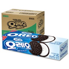OREO 奧利奧 夾心餅乾 減糖原味, 100g, 24盒