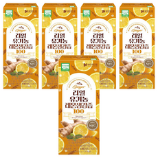 NATUREDREAM 檸檬生薑汁隨身包 14條入, 5個, 210g