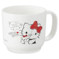sanrio 三麗鷗 osk聚丙烯兒童餐具hello kitty杯子 cb-38 rhl8101, 混色, 1入
