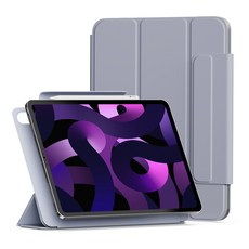 SINJIMORU 磁性對開式 Apple Pencil Cover 平板電腦保護套, 薰衣草紫, 1個