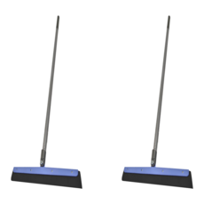 上龍 無水印掃把組 刮水 有效去除微塵 水漬 毛髮 平面式水刀裁製, 2支