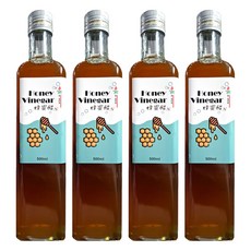 臺一 養蜂園 蜂蜜醋, 精選台灣頂級蜂蜜 多重發酵工序 自然純熟風味 500ml, 4瓶