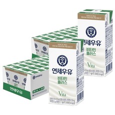 연세우유 비타민플러스, 180ml, 48개