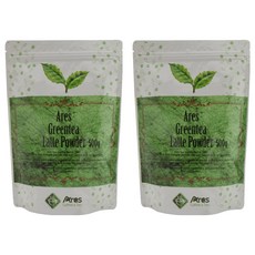 아레스 녹차 라떼 파우더, 500g, 2개, 500g