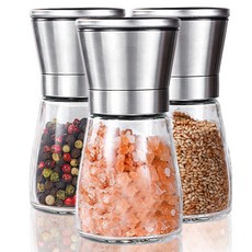Banvino 胡椒鹽研磨機 研磨機, 3個, 180ml