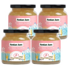 Andan Jam 低卡水蜜桃果醬, 4罐, 380g
