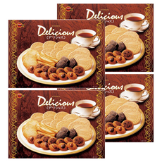 BOURBON 北日本 午茶時光點心禮盒, 230g, 4盒