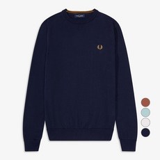 FRED PERRY 男款經典圓領針織 K9601