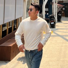 MEOSIDDA 男款圓領針織上衣