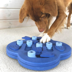 Nina Ottosson Hide N' Slide 狗狗益智玩具 32.5 x 32.5 x 3 cm, 紫色, 1個