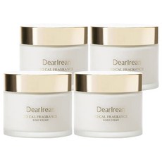 Dearlrean 獨特艾琳香氛身體冷霜 浮靡之光 SC優選保濕嫩膚身體乳霜, 4罐