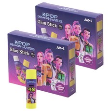 아모스 케이팝 데몬 헌터스 케데헌 헌트릭스 딱풀 25g x 5종 세트, 2세트