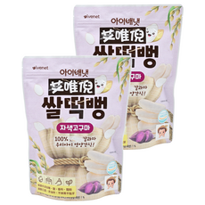 Ivenet 艾唯倪 寶寶大米餅 6個月以上嬰幼兒適用, 甜薯, 30g, 2包