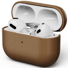 NUART AirPods 時尚皮革保護殼, AirPods Pro, 棕色