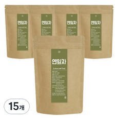 한국유기농 연잎차 티백, 1g, 10개입, 15개