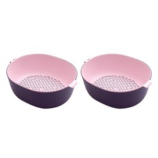 Market Pio 廚房分層雙層瀝水清洗籃, 2個, 類型2