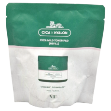 VT 老虎積雪草爽膚棉片 補充包 130ml, 60片, 1包