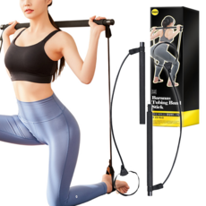 MURO 無路 彈力瑜伽帶, 黑色, 1組