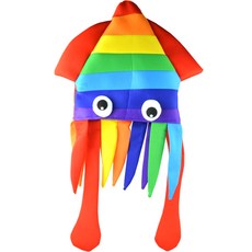彩色魷魚眼球帽, 彩虹, 1個