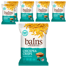 bains wholefoods 鷹嘴豆脆片 原味 無麩質, 100g, 6包