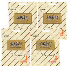 掬水軒 高纖蘇打餅 奶素, 250g, 4袋