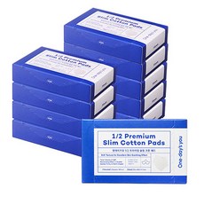 One-day's you Premium 1/2輕薄化妝棉, 20張, 10盒