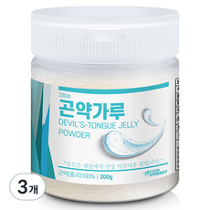 고미네 곤약가루 용기, 200g, 3개