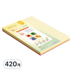 종이문화 스타일리쉬 얇은 혼합색지 15 SS Fall 80g, B5, 420개
