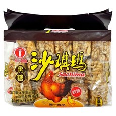 卡賀 沙琪瑪 黑糖 奶蛋素, 500g, 1袋